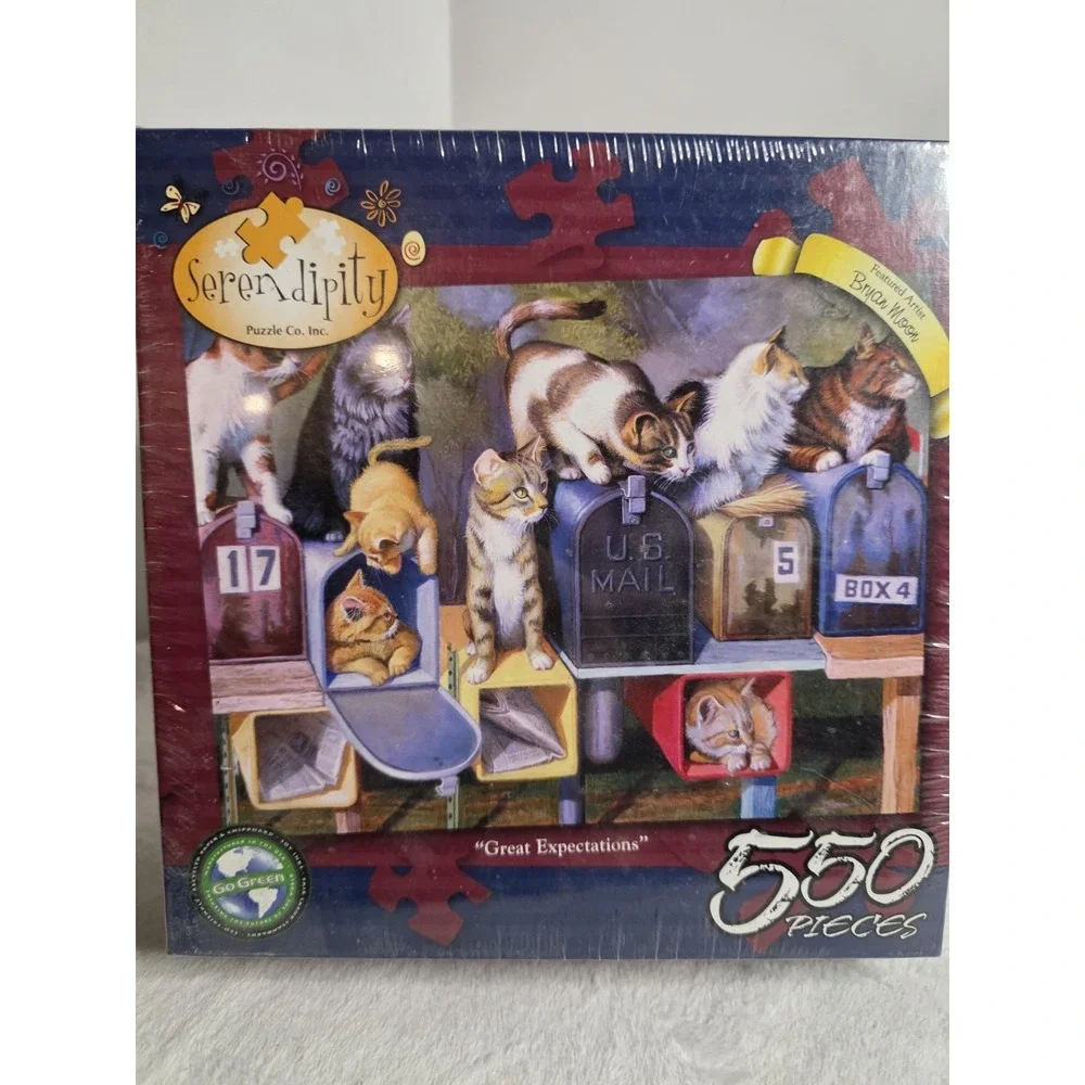 Serendipity 550 Piece Puzzle Great‎ Expectations Bryan Moon Sealed